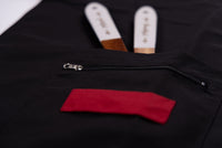 Black Kitchen Aprons | Black BiB Apron | Chef II Impress