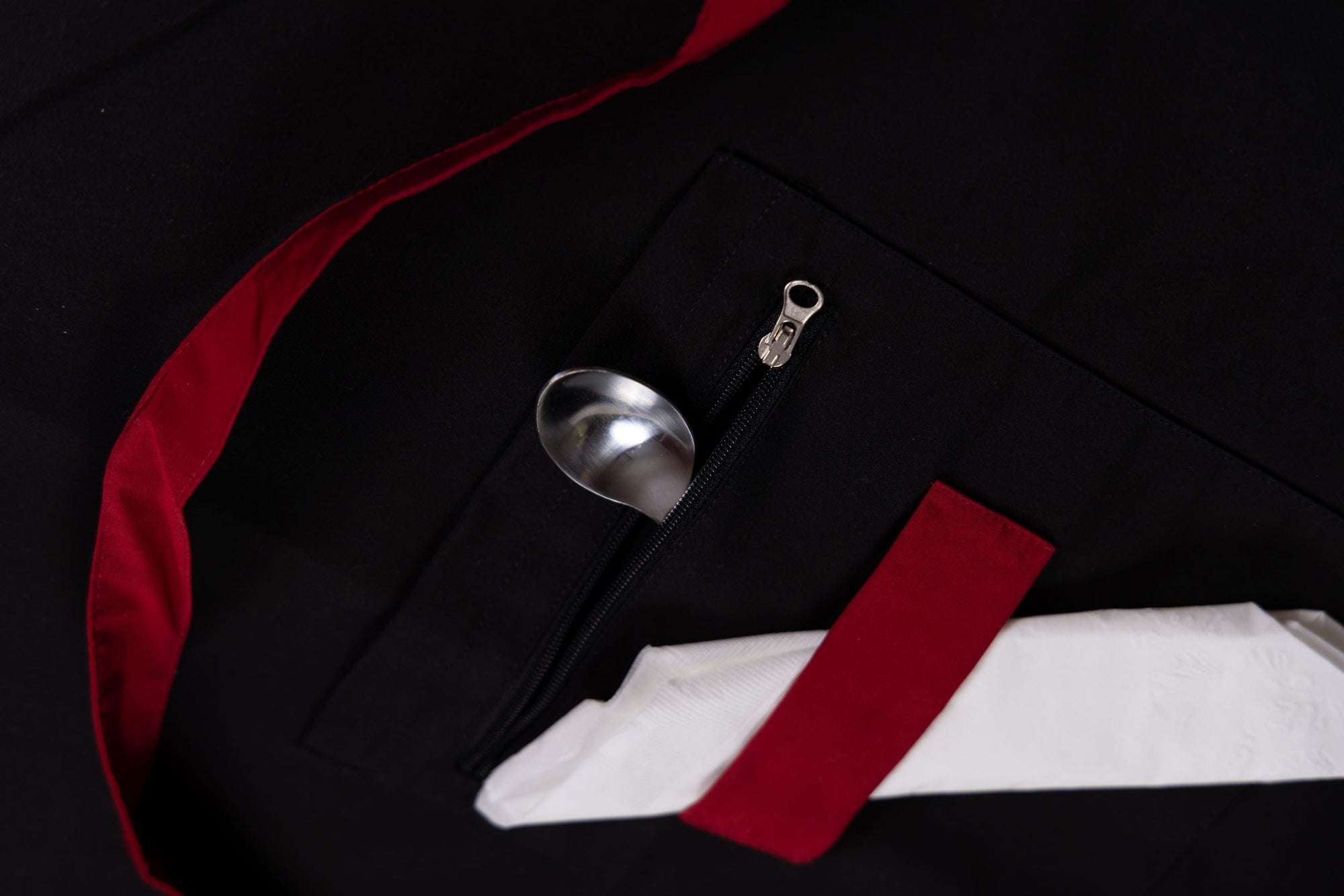 Black Kitchen Aprons | Black BiB Apron | Chef II Impress