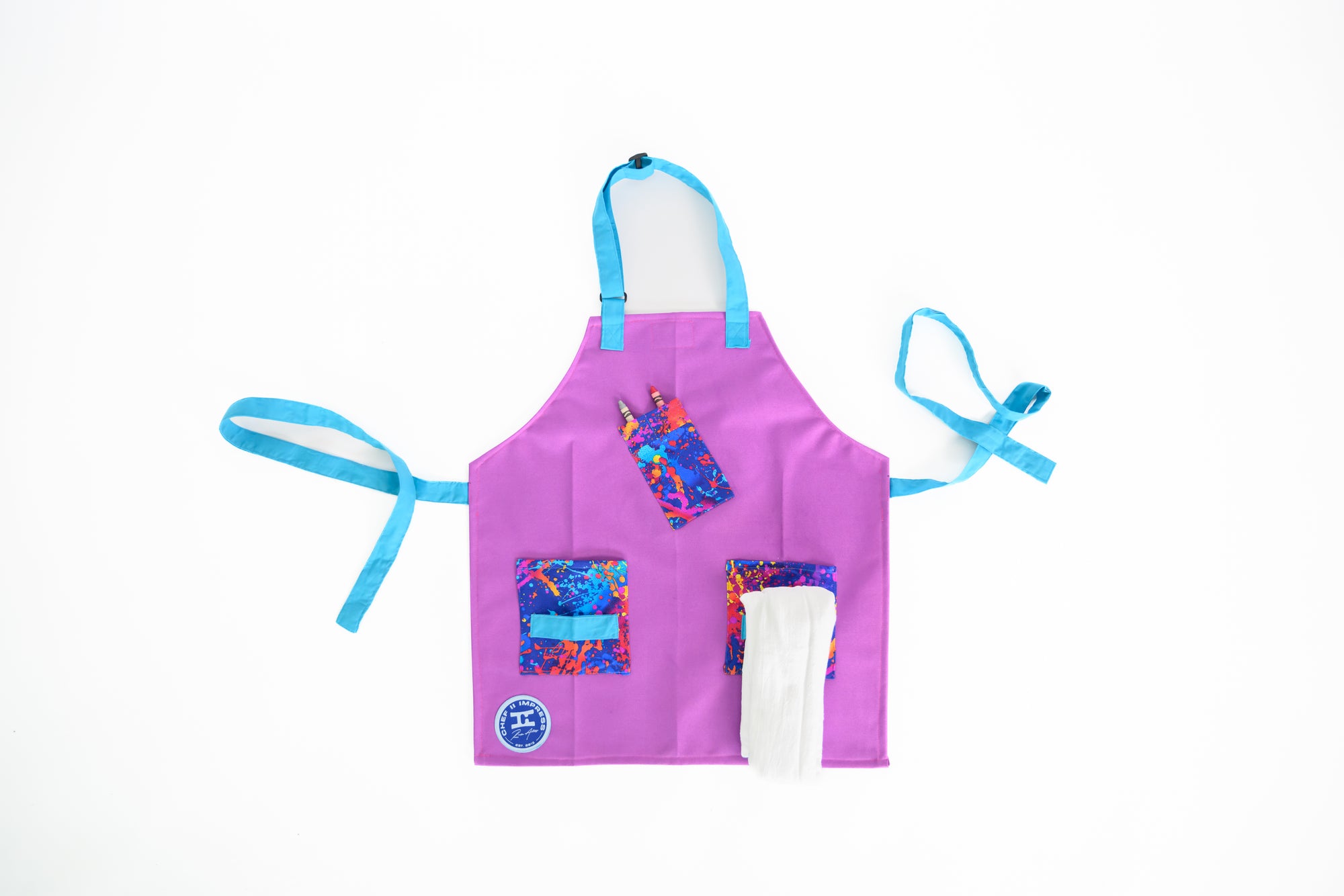 Splatter Kids Apron | Splatter Paint Apron | Chef II Impress