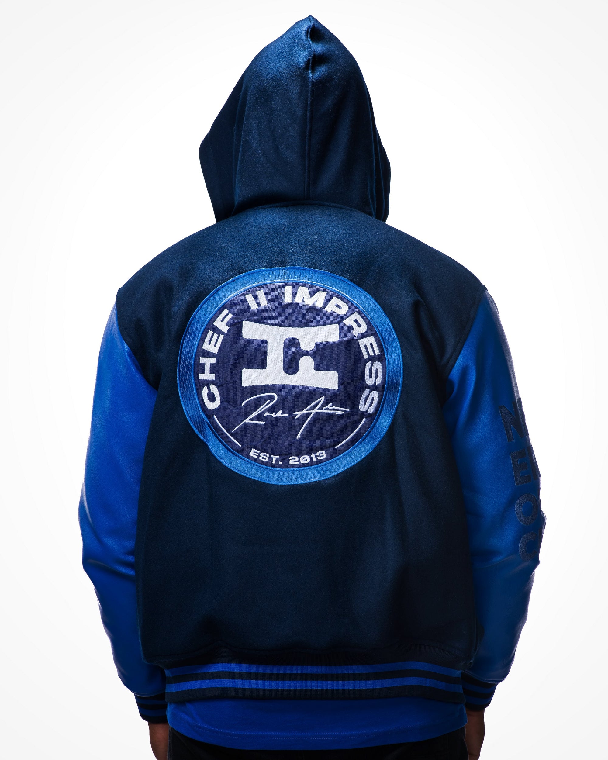 Blue Lettermen Jackets | Navy Lettermen Jackets | Chef II Impress