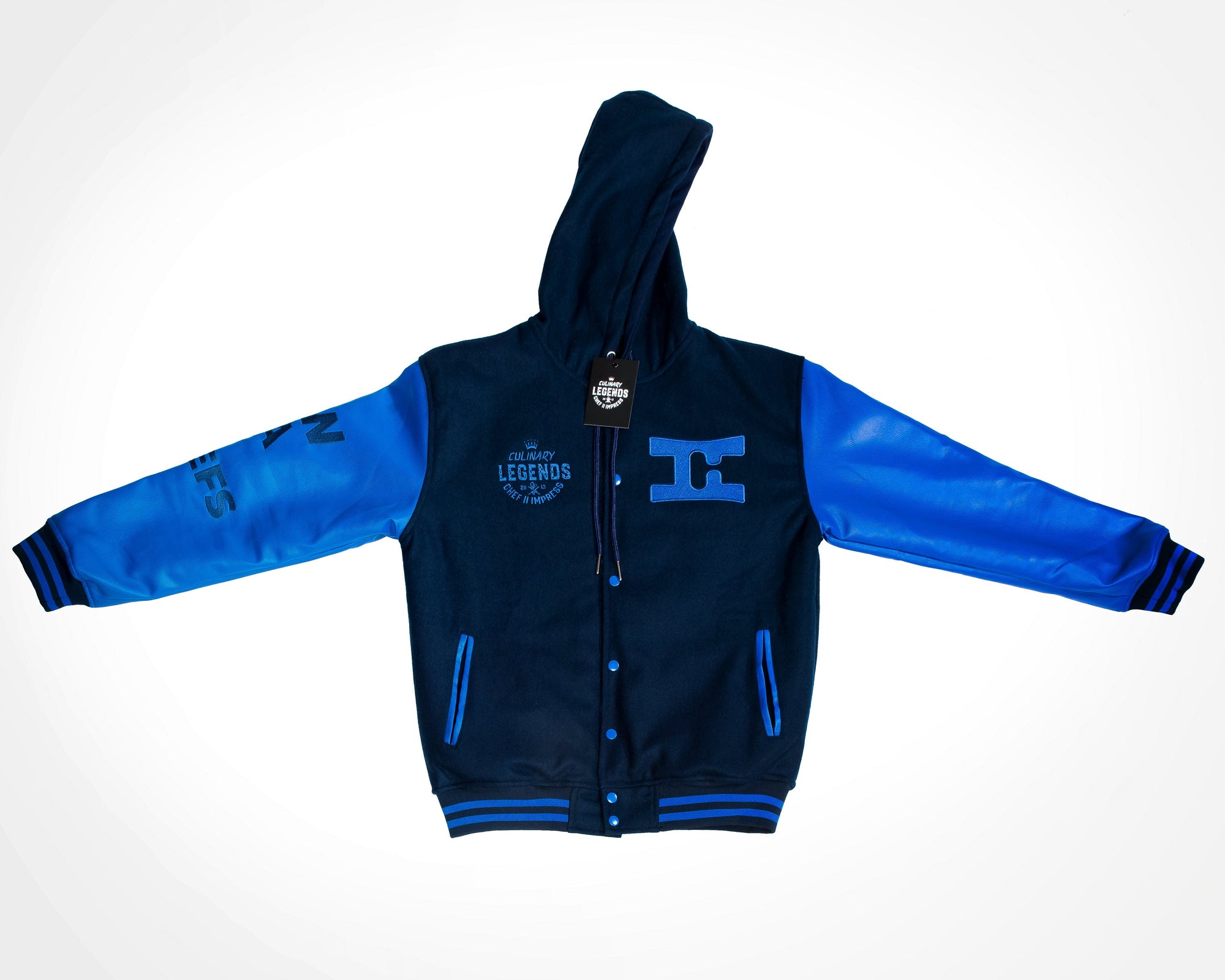 Blue Lettermen Jackets | Navy Lettermen Jackets | Chef II Impress