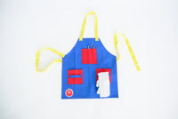 Red Kids Apron| Kitchen Kids Apron | Chef II Impress