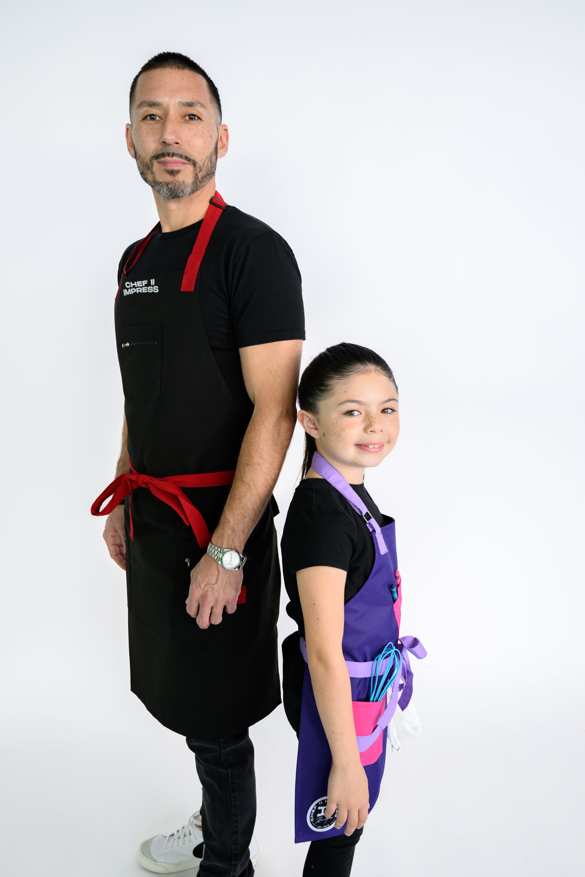 Purple Kids Apron | Kid Purple Apron | Chef II Impress