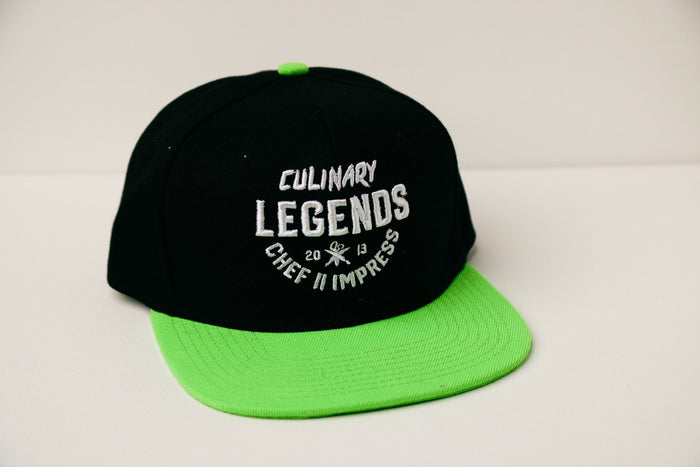 Custom Embroidered Hat | Green Printed Hat | Chef II Impress