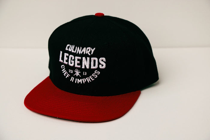 Black Embroidered Hat | Red Embroidered Hat | Chef II Impress
