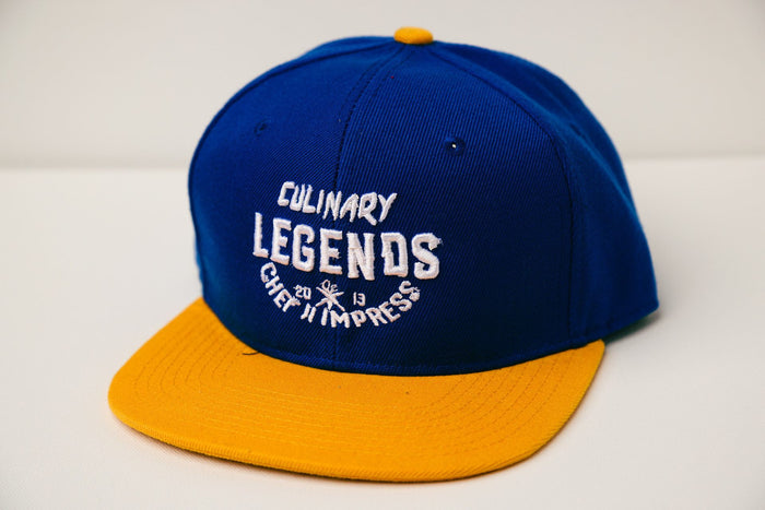 Yellow Embroidered Hat | Yellow Legends Hat | Chef II Impress